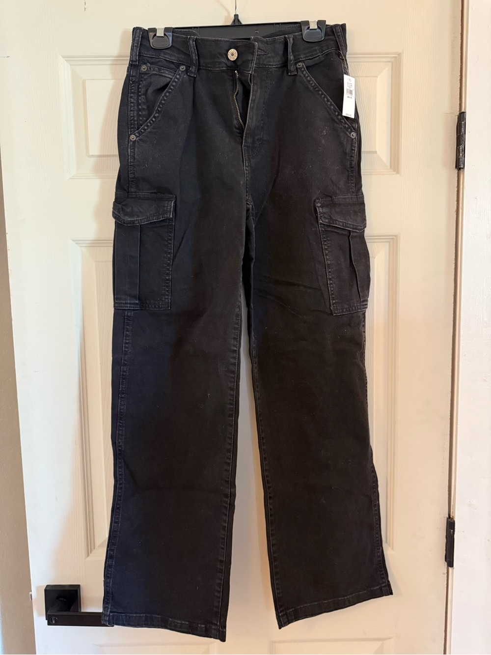 GAP Black Cargo Pants with Utility Pockets